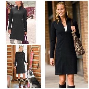 Athleta Cassidy Ponte knit charcoal grey dress